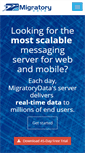 Mobile Screenshot of migratorydata.com